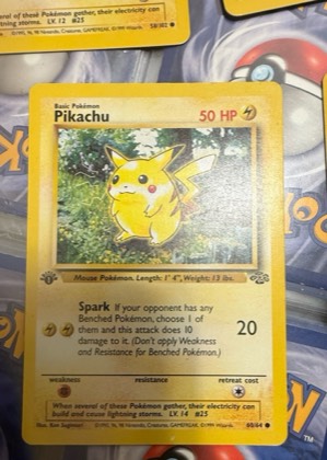 Pikachu graded 7