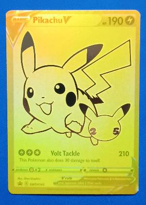 Pikachu V - SWSH145 graded 9