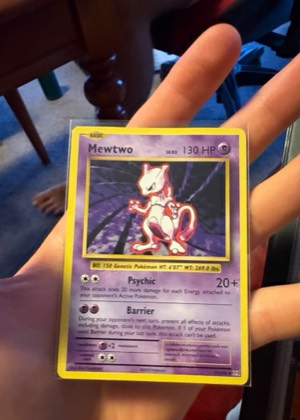 Mewtwo EX (61), graded 7.5