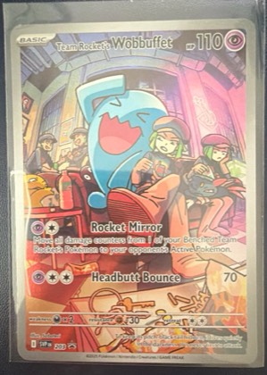 Team Rocket's Wobbuffet graded 9