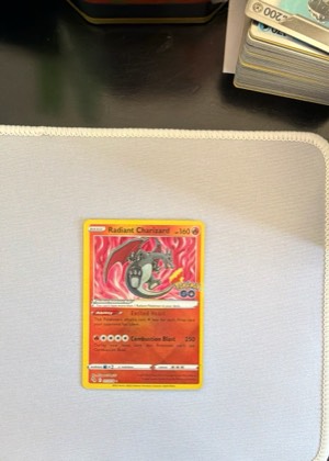 Radiant Charizard graded 9
