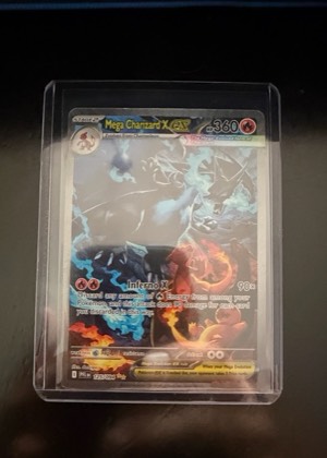 Mega Charizard X ex, graded 8.0
