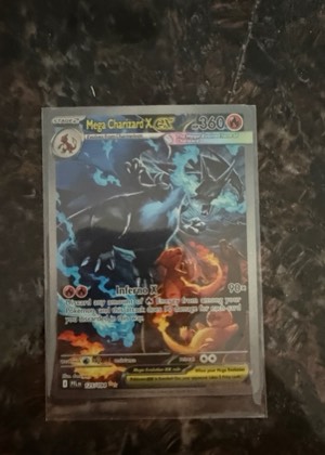 Mega Charizard X ex, graded 8.0