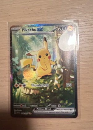Pikachu ex (Special Illustration Rare), graded 8.5