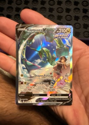 Rayquaza V (Alternate Full Art), graded 9.0