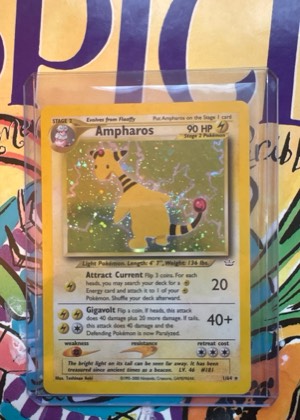 Ampharos, graded 9.0
