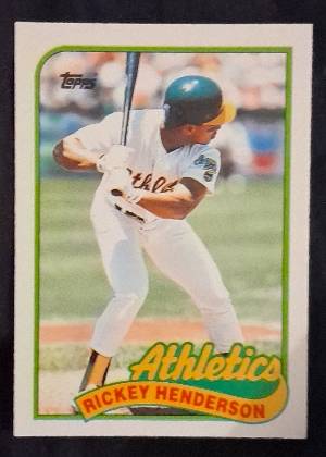 Rickey Henderson, graded 8.0