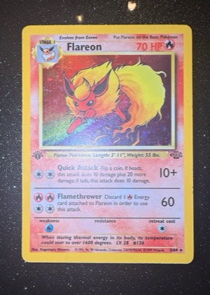 Flareon (3), graded 5.0