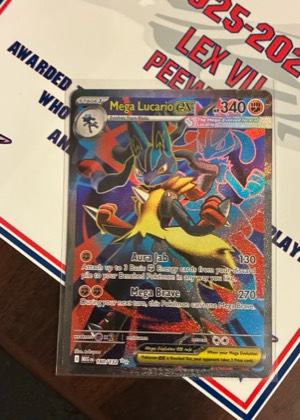 Mega Lucario ex, graded 9.0