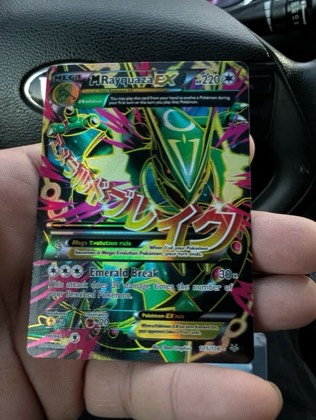 M Rayquaza EX, graded 8.0