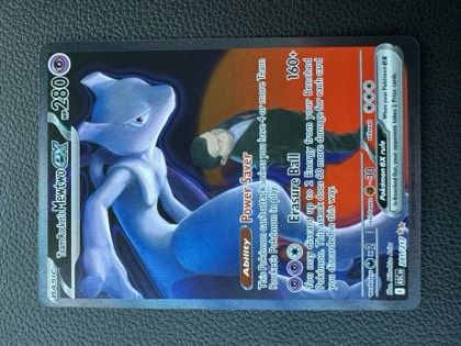 Team Rocket's Mewtwo ex - 281/217 graded 9.5
