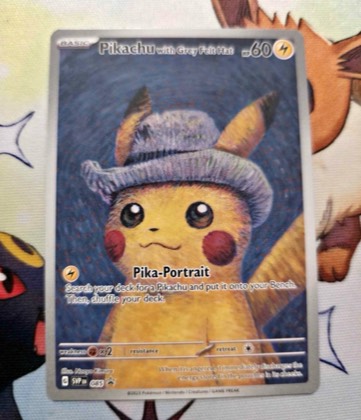 Pikachu with Grey Felt Hat, graded 9.0
