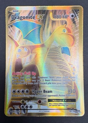 Dragonite EX (Full Art) graded 9
