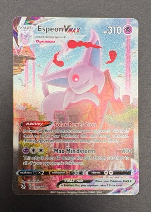 Espeon VMAX (Alternate Art Secret), graded 9.0