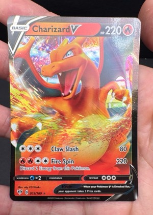 Charizard V, graded 9.0