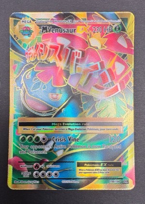 M Venusaur EX (Full Art), graded 9.0