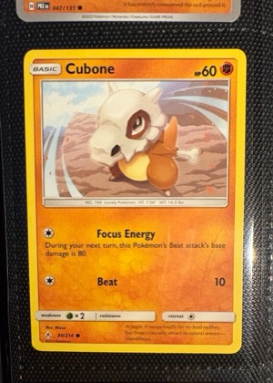 Cubone, graded 2.5