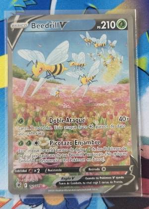 Beedrill V (Alternate Full Art), graded 9.5