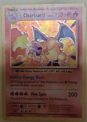 Charizard, graded 4.0