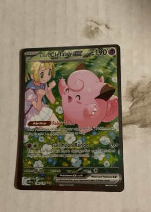 Lillie's Clefairy ex, graded 8.0