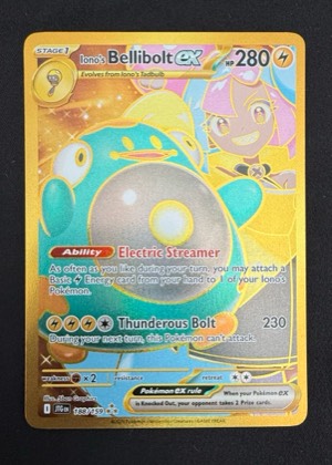 Iono's Bellibolt ex, graded 9.0