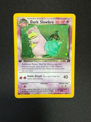 Dark Slowbro, graded 9.5