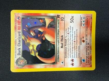 Dark Charizard, graded 9.0