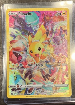 Pikachu (Secret), graded 9.0