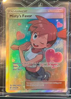 Misty's Favor (Full Art), graded 8.5
