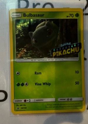 Bulbasaur - SM198 (Detective Pikachu Stamped), graded 9.0