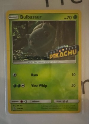 Bulbasaur - SM198 (Detective Pikachu Stamped), graded 9.0