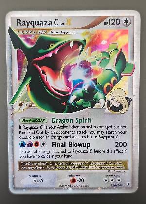 Rayquaza C Lv.X graded 8
