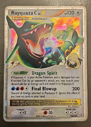 Rayquaza C Lv.X, graded 7.5