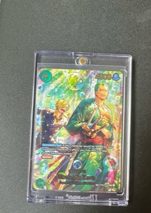 Roronoa Zoro - PRB02-006 (SP), graded 9.0