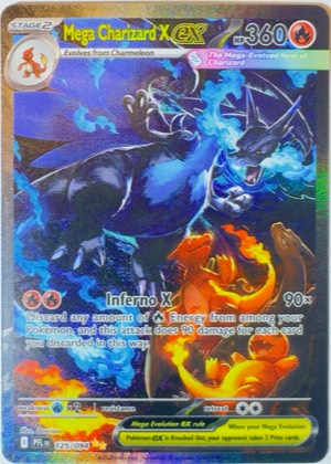 Mega Charizard X ex, graded 9.0