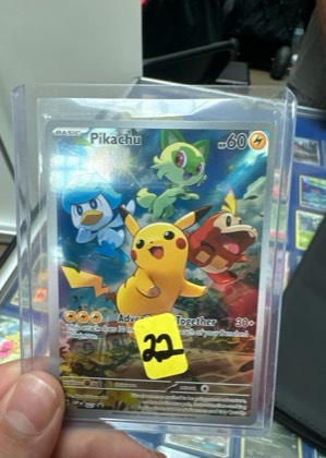 Pikachu, graded 4.5