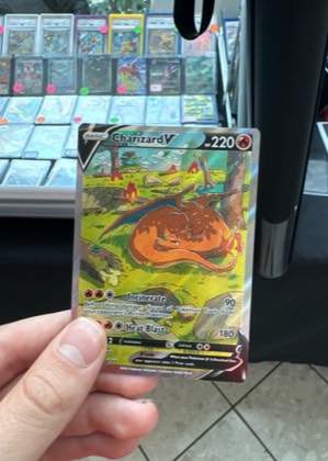 Charizard V, graded 9.0