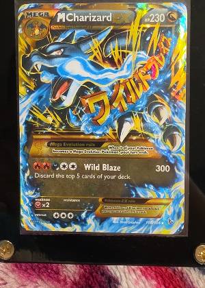 M Charizard EX (X) (Secret), graded 9.0