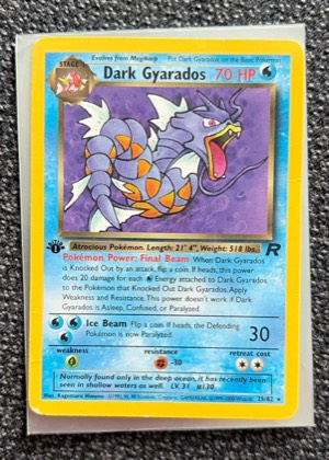 Dark Gyarados (25) graded 6 & below