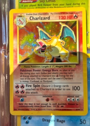 Charizard graded 8