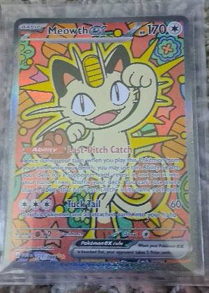 Meowth ex, graded 9.0