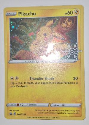 Pikachu - SWSH153 (Holiday Calendar), graded 9.5