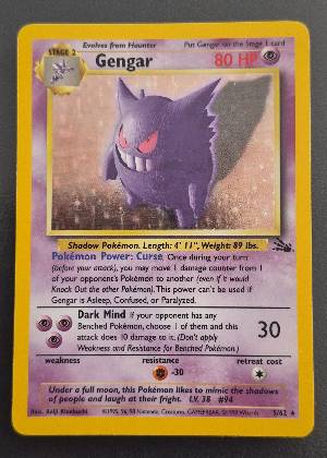 Gengar, graded 6.5