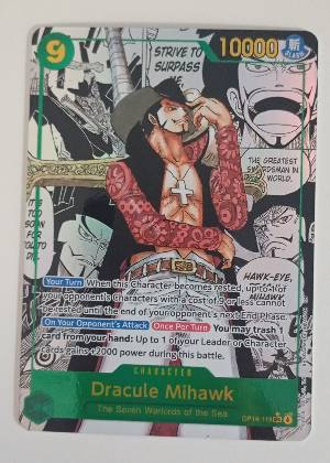 Dracule Mihawk - OP14-119 (Alternate Art), graded 9.0