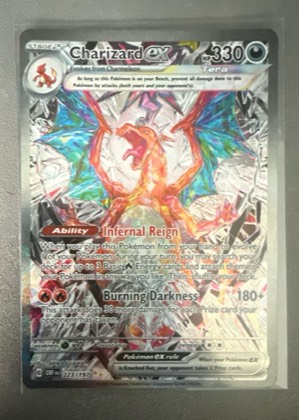 Charizard ex, graded 9.5