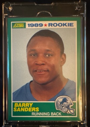 Barry Sanders, graded 9.0