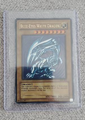 Blue-Eyes White Dragon, graded 7.5