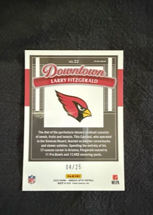 Larry Fitzgerald, graded 9.0