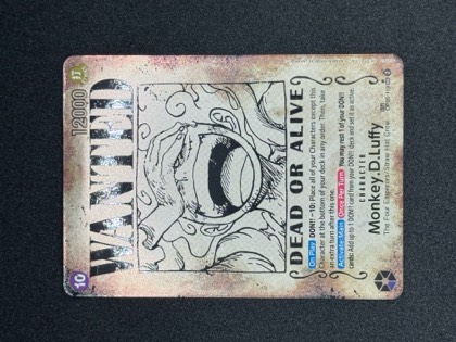 Monkey.D.Luffy (119) (Alternate Art), graded 9.0
