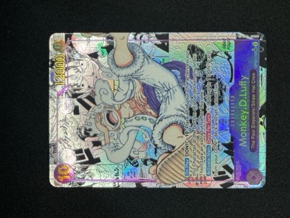 Monkey.D.Luffy (OP05-119) (Alternate Art), graded 9.0